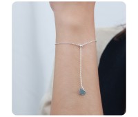 Heart Silver Bracelet BRS-450